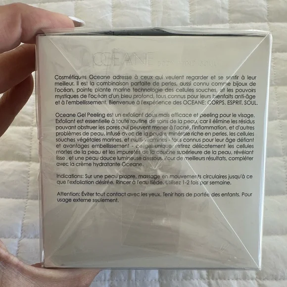 Oceane White Pearl Facial Peeling Gel NEW SEALED IN BOX - Picture 5 of 6